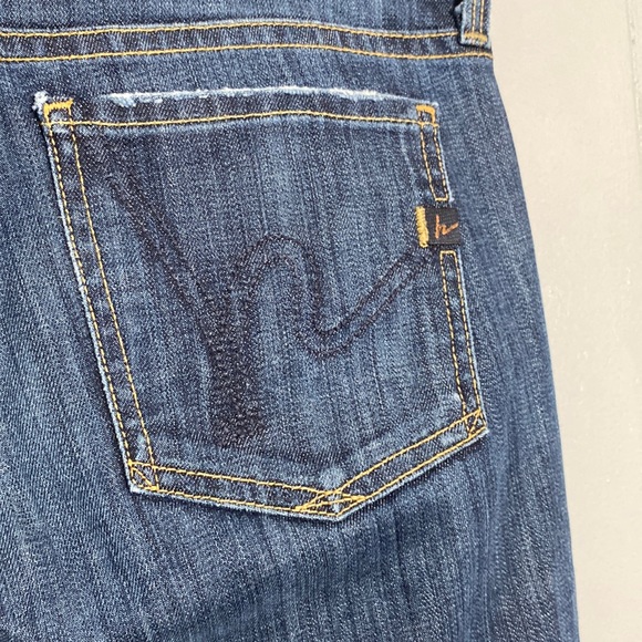 Citizens Of Humanity Women’s Dark Wash Low Waist Straight Leg Jeans Size 28 - Picture 9 of 17